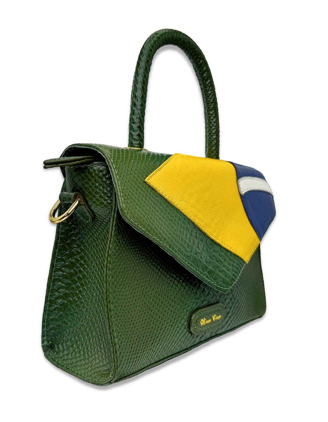 Bolsa Brasil Vereda Tropical Couro Legítimo - Brasilidade que Inspira