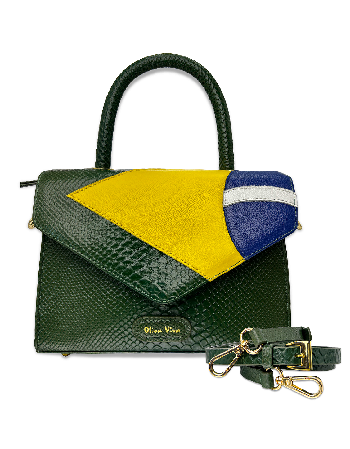 Bolsa Brasil Vereda Tropical Couro Legítimo - Brasilidade que Inspira
