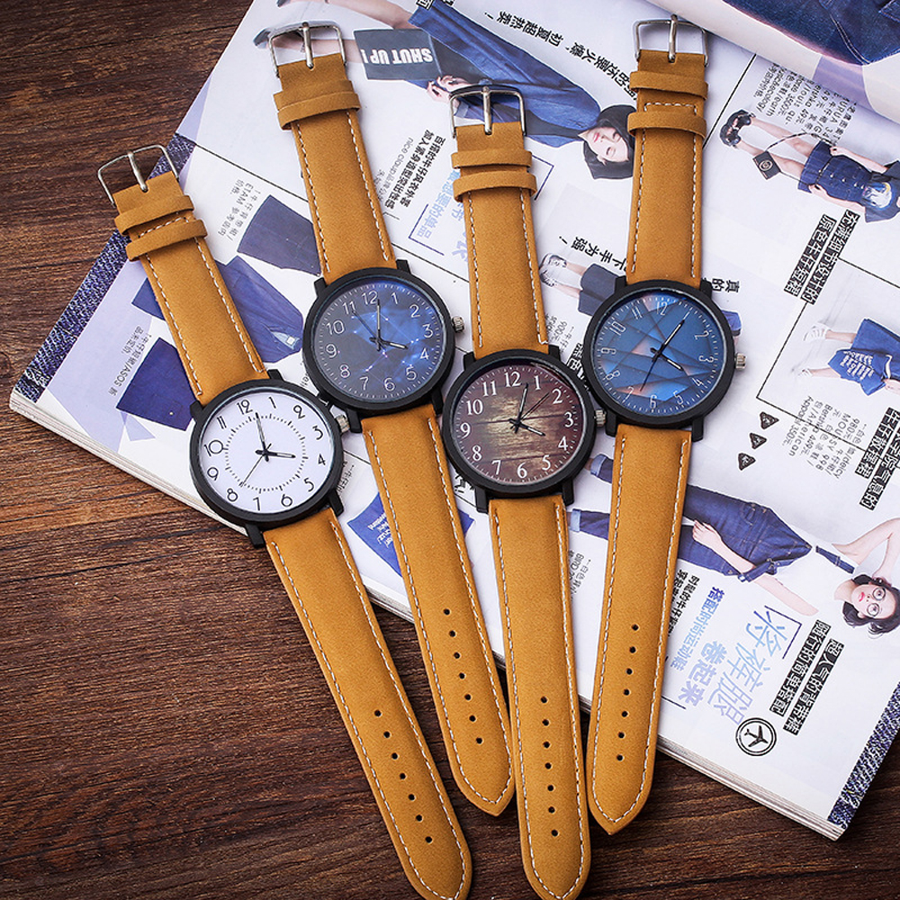 Relógio feminino de pulso de quartzo grande, relógio feminino, horas femininas,