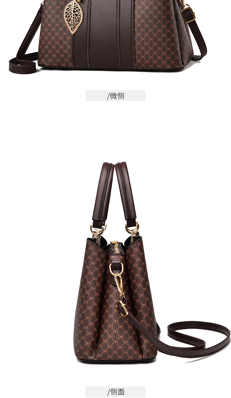 Bolsa feminina elegante de couro de alta qualidade, bolsa tote feminina com alça