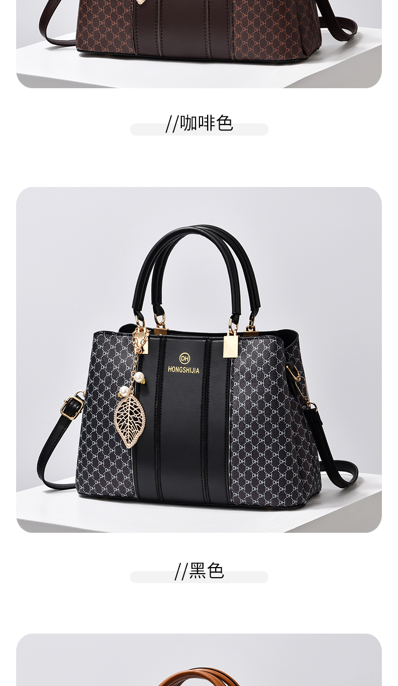 Bolsa feminina elegante de couro de alta qualidade, bolsa tote feminina com alça