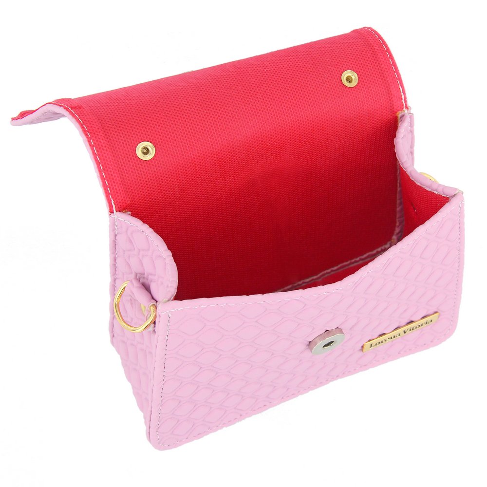Bolsa Feminina Pequena Mini Bag Alça Com Regulagem Alça Transversal