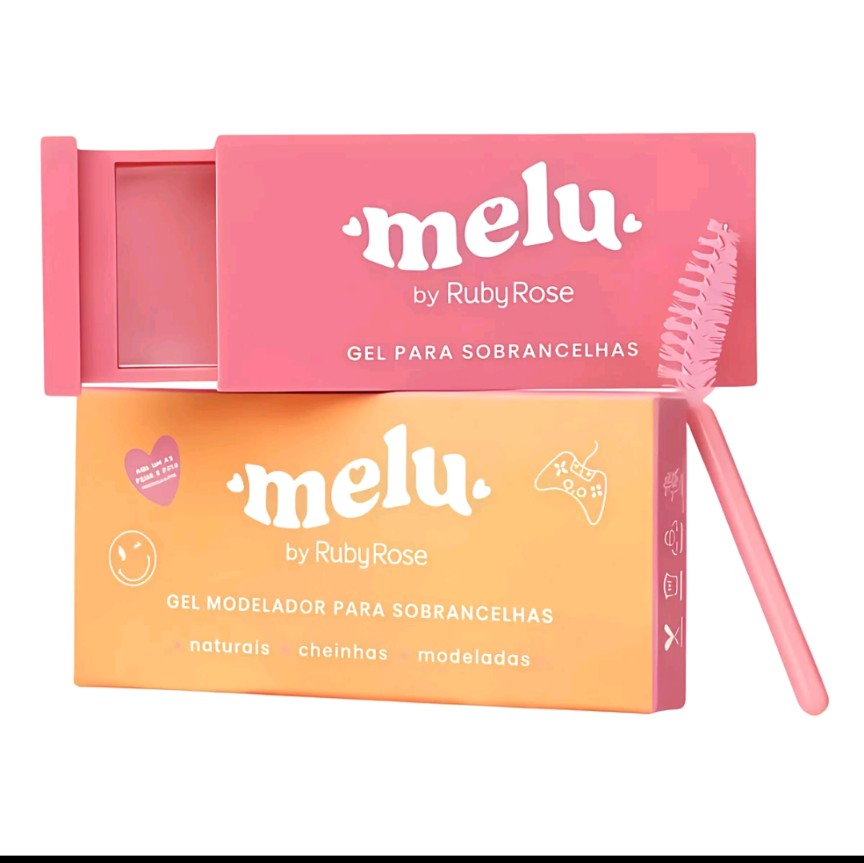 Gel para Sobrancelhas Melu by Ruby Rose Fixação Duradoura e Efeito Brow Lamination