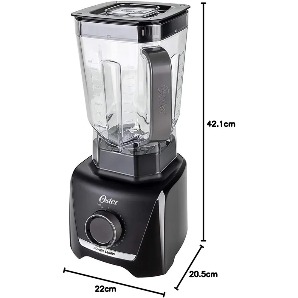 Liquidificador 1400 Full Oster Preto 3,2L OLIQ610 220v