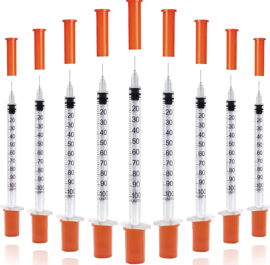 Seringa Insulina Tg 1ml Agulha Fixa 8x0,30 - 10 Unidades