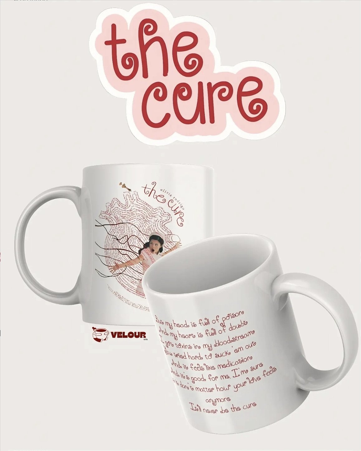 Caneca The Cure com Estampa Exclusiva