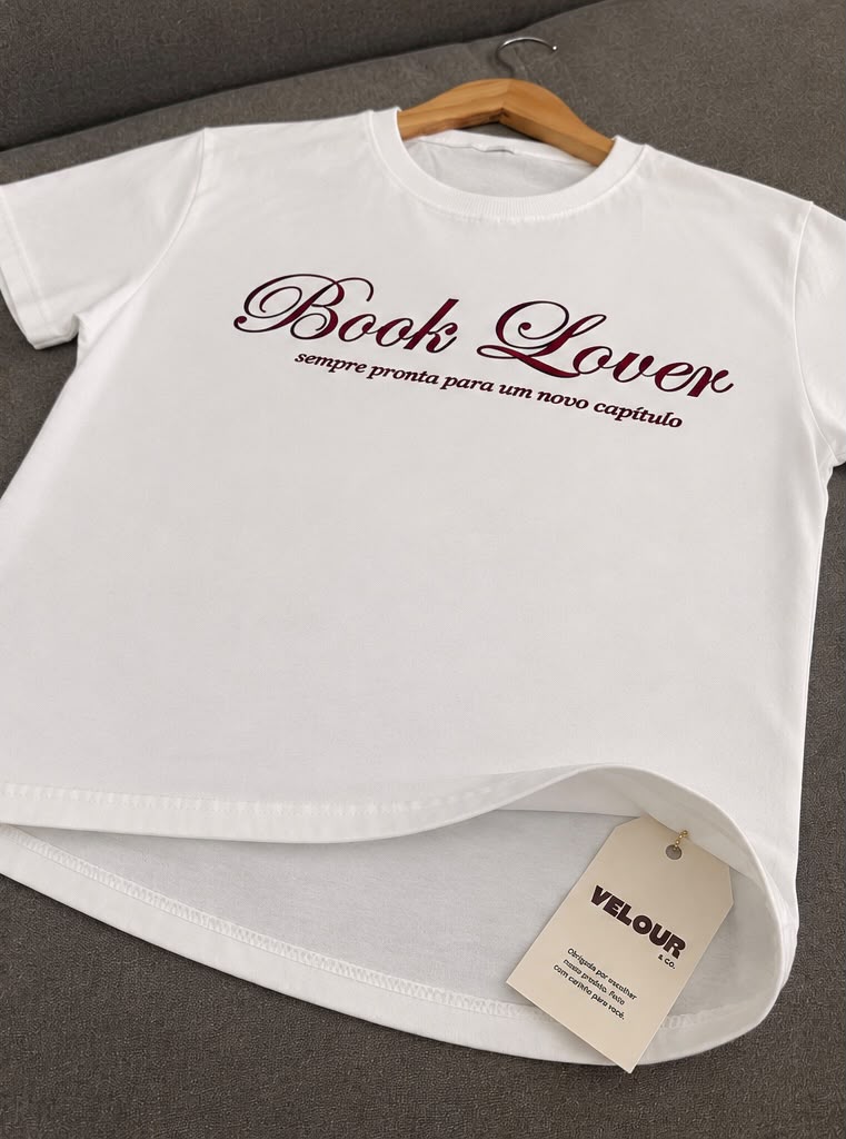 Camiseta Book Lover Velour & Co.