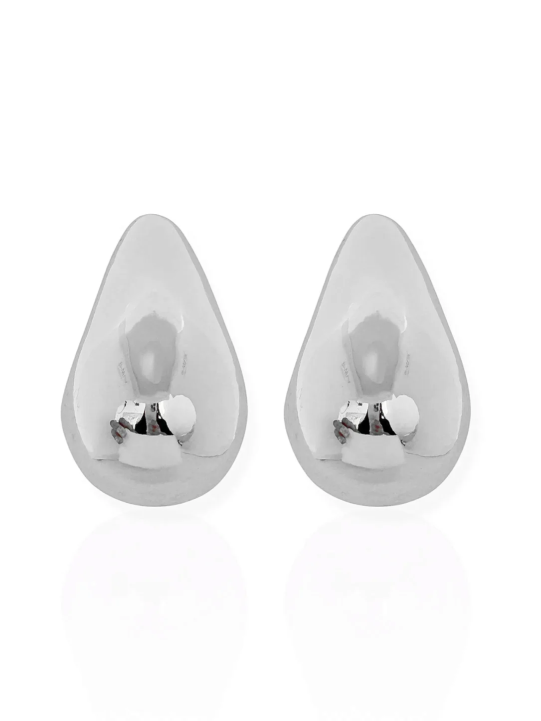 Brinco Folheado a Ouro 18k e Prata Design Gota Moderna