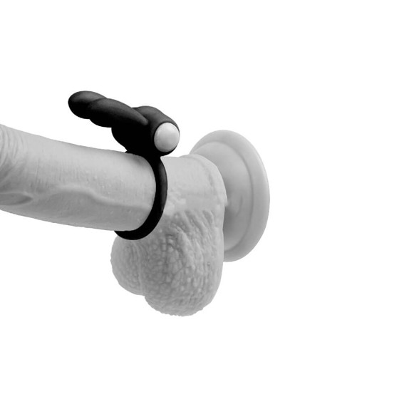Anel Peniano com Estimulador de Clitóris em Forma de Orelha de Coelho