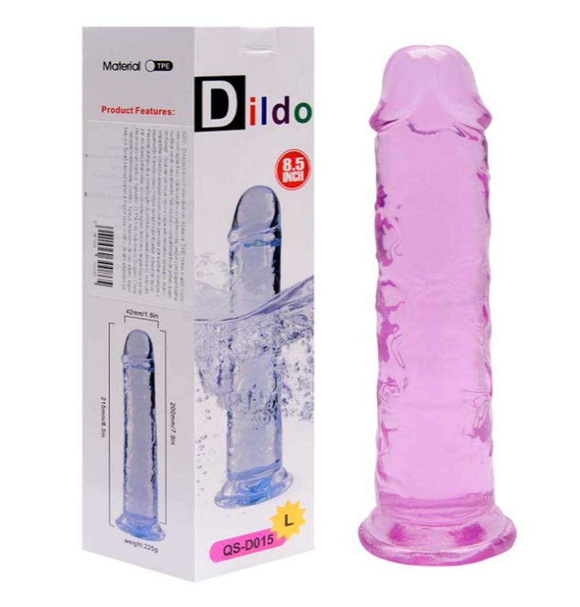 Pênis Realístico Transparente