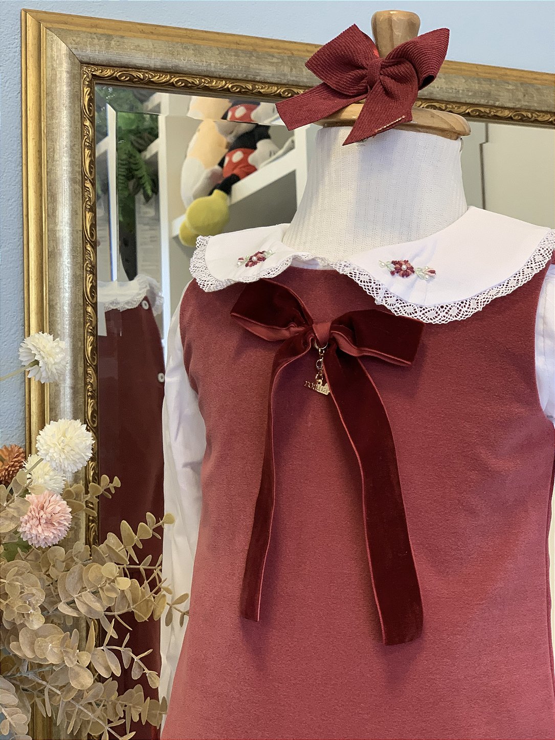 Vestido Marsala Roana