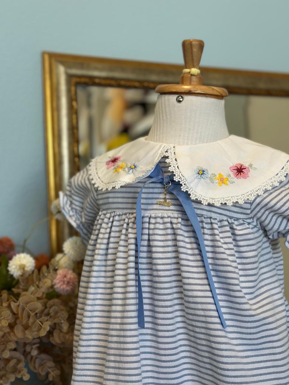 Vestido azul Roana
