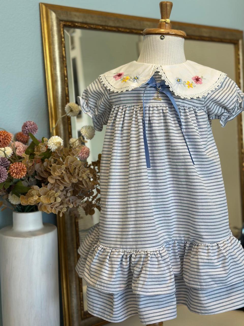 Vestido azul Roana