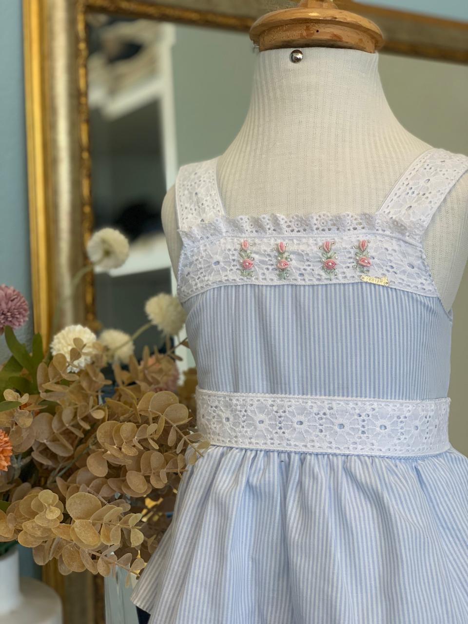 Vestido azul Roana