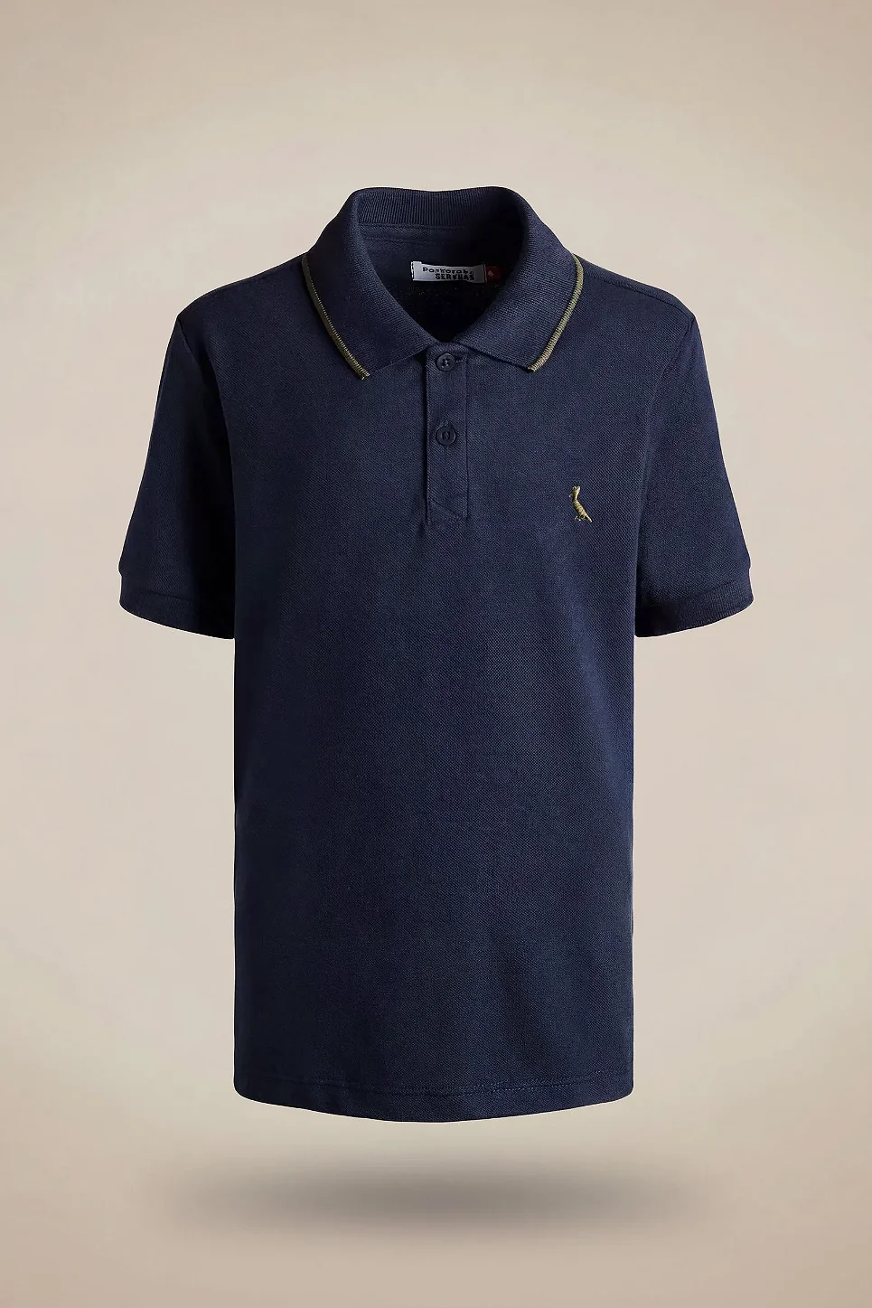 Polo Mini Reserva- Marinho Friso