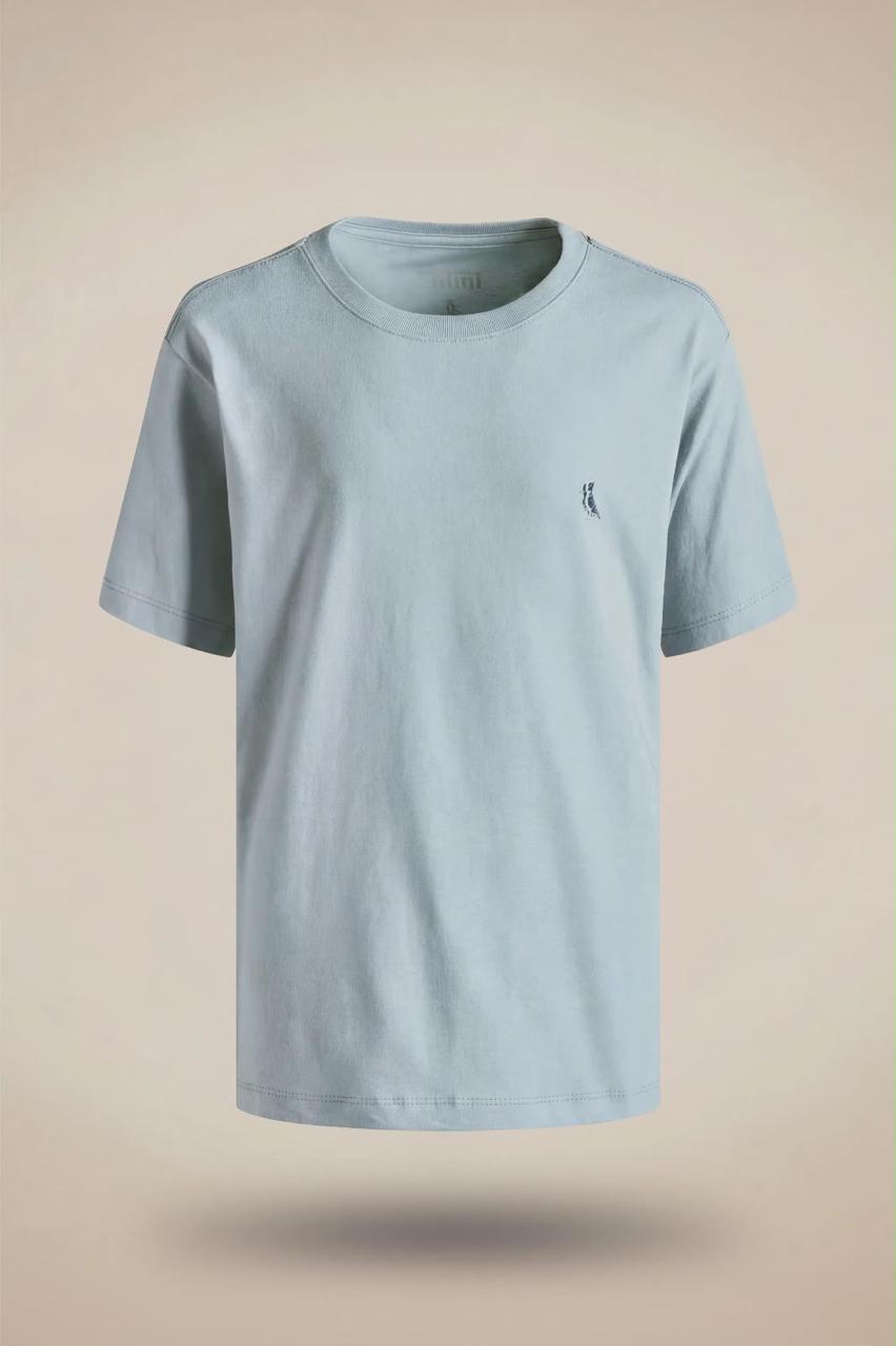 Camiseta Mini Reserva- Azul Estampa Pica Pau