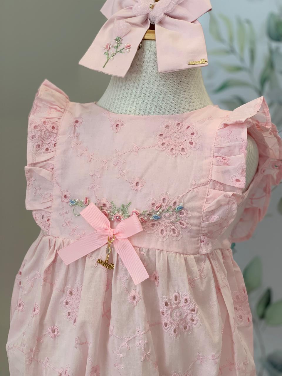 Pimpão Rosa Bordado Roana