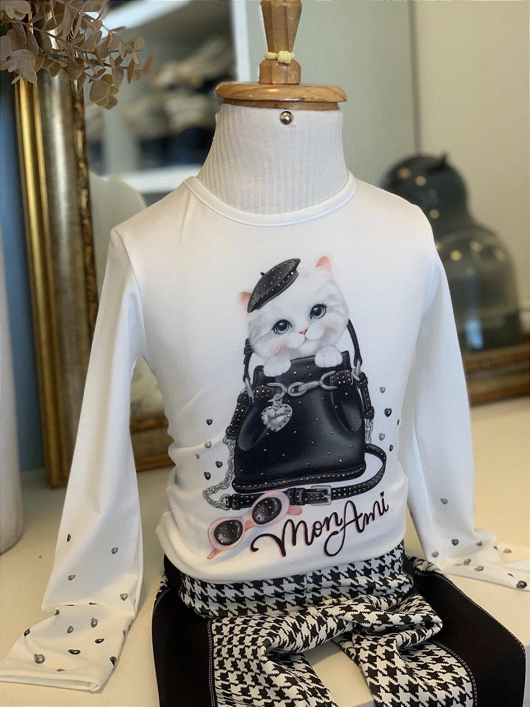 Conjunto ML e Calça Preta Infanti