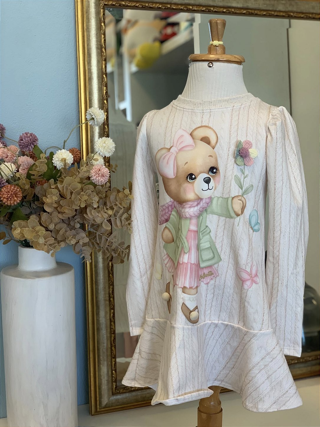 Vestido Molecotton Bege Infanti