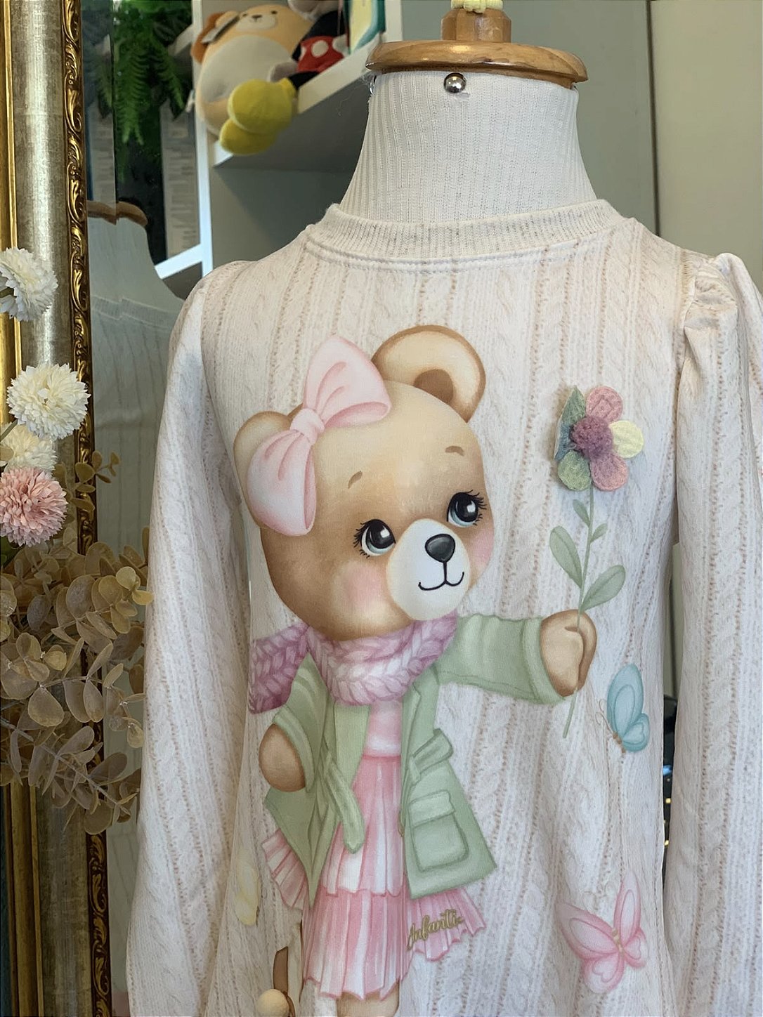 Vestido Molecotton Bege Infanti