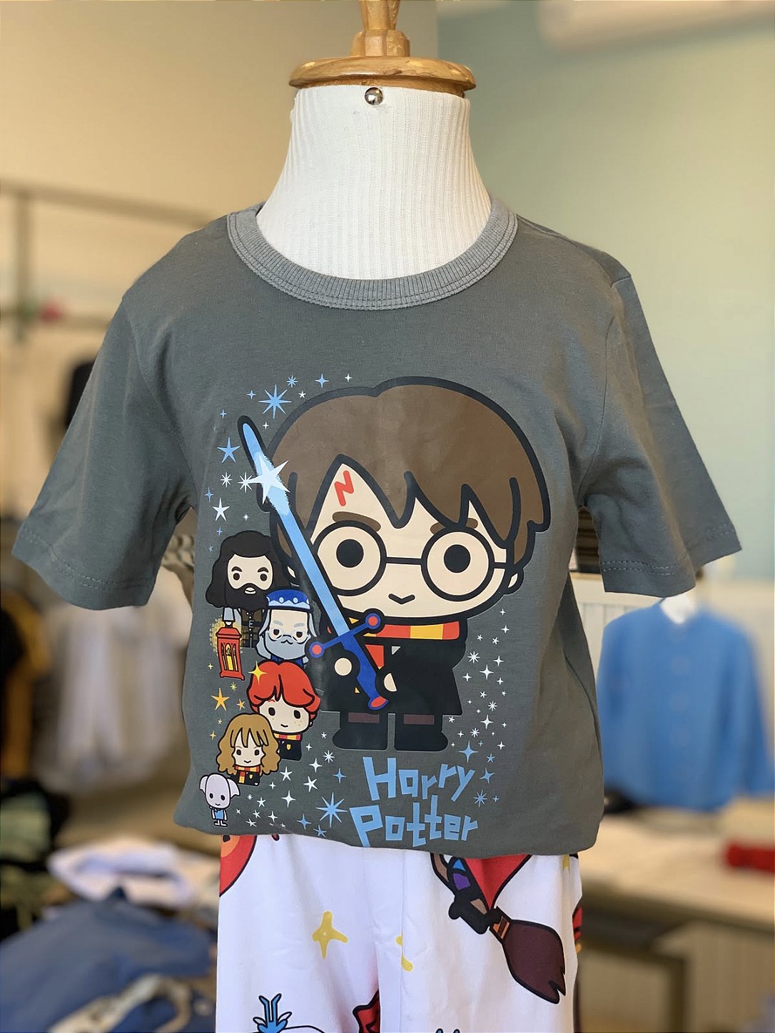 Pijama MC Grafite Harry Potter Masculino Veggi