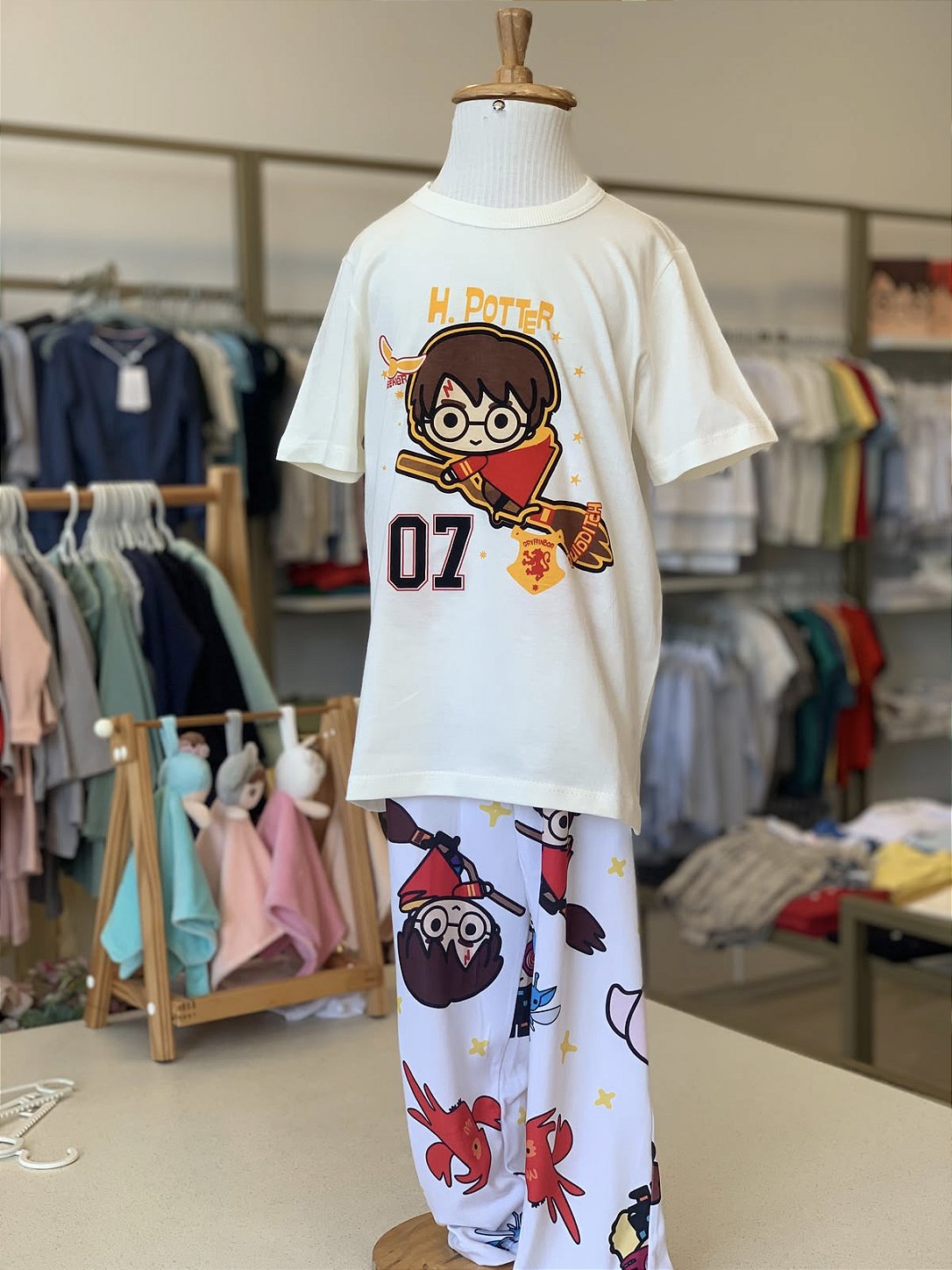 Pijama c/ Calça Harry Potter Masculino Veggi