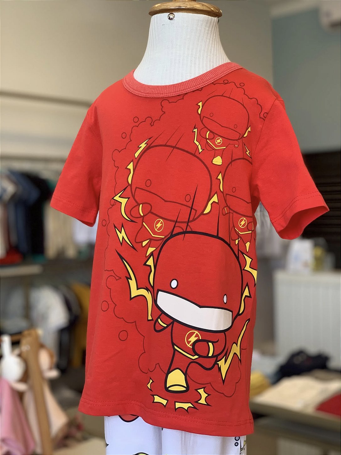 Pijama MC Vermelho Flash Maculino Veggi