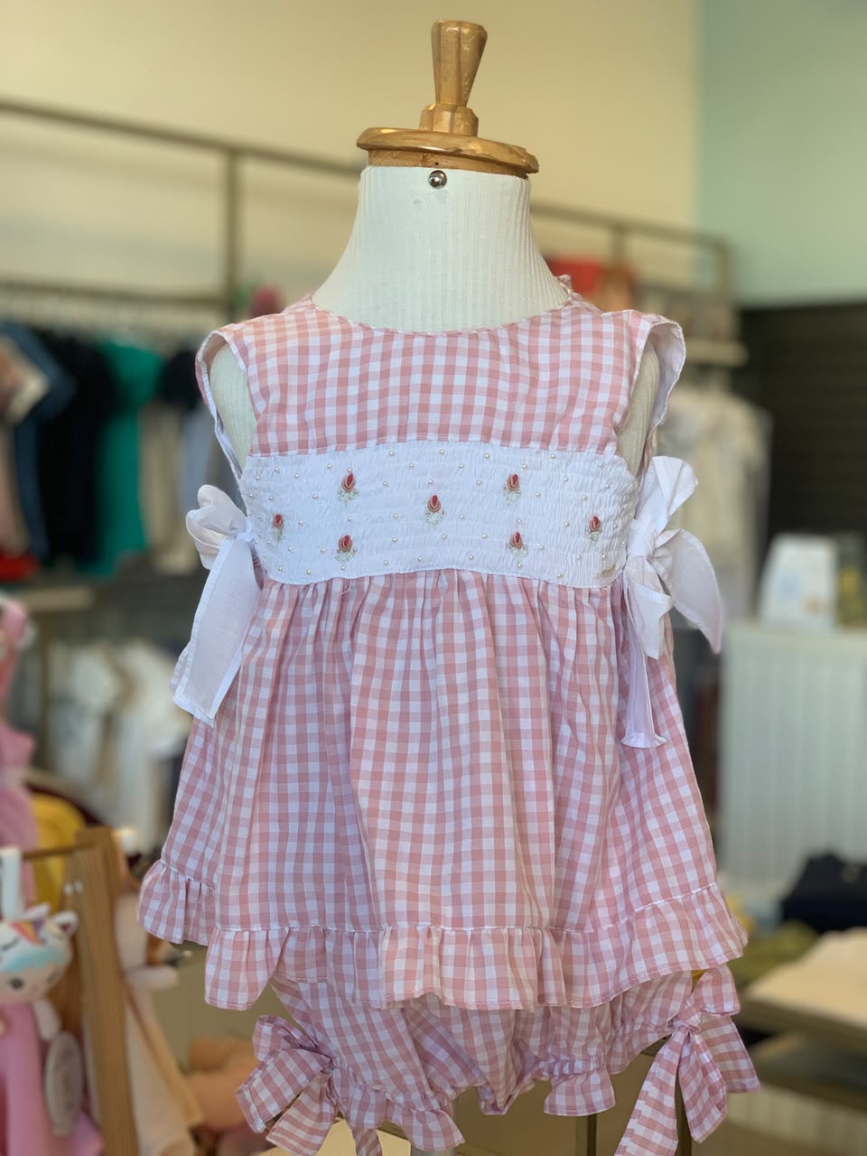 Bata c/ Culote Mini Rosa Claro
