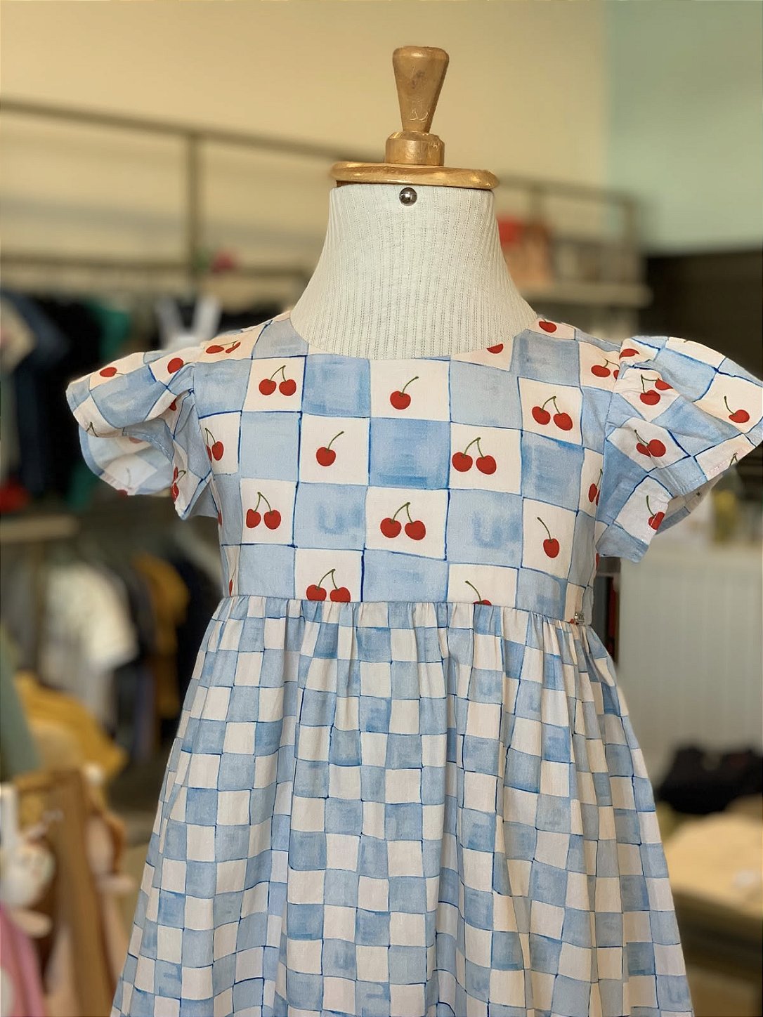 Vestido Baby Vichy Cherry Antonita