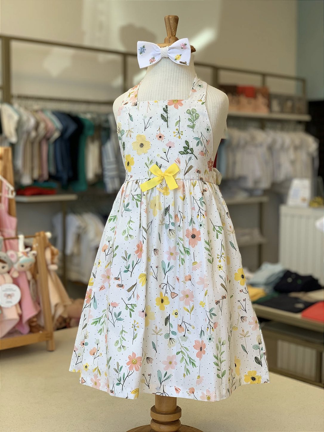 Vestido Encanto Campestre Colorido Roana