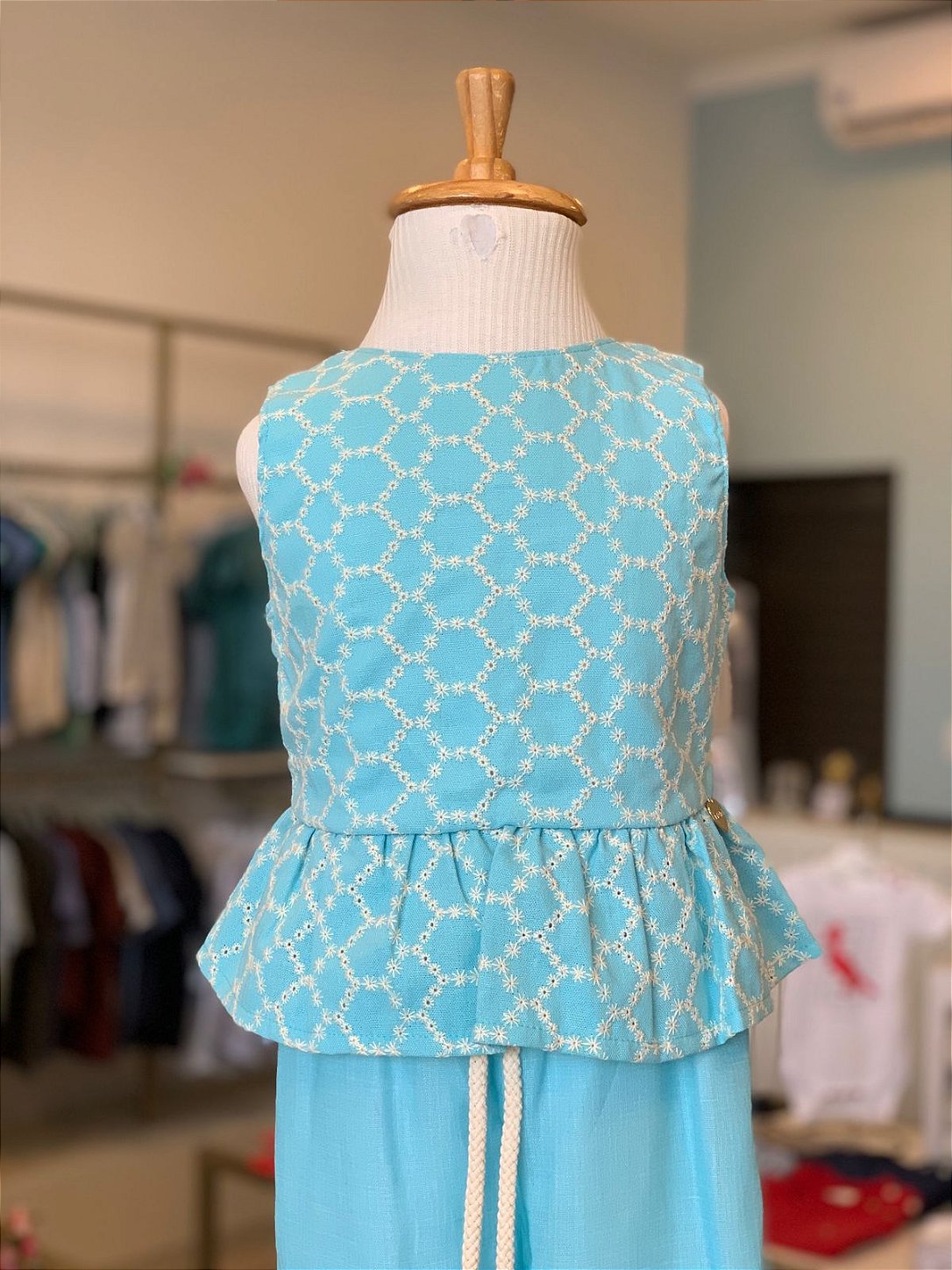 Bata Regata e Calça Azul Aquario Infanti
