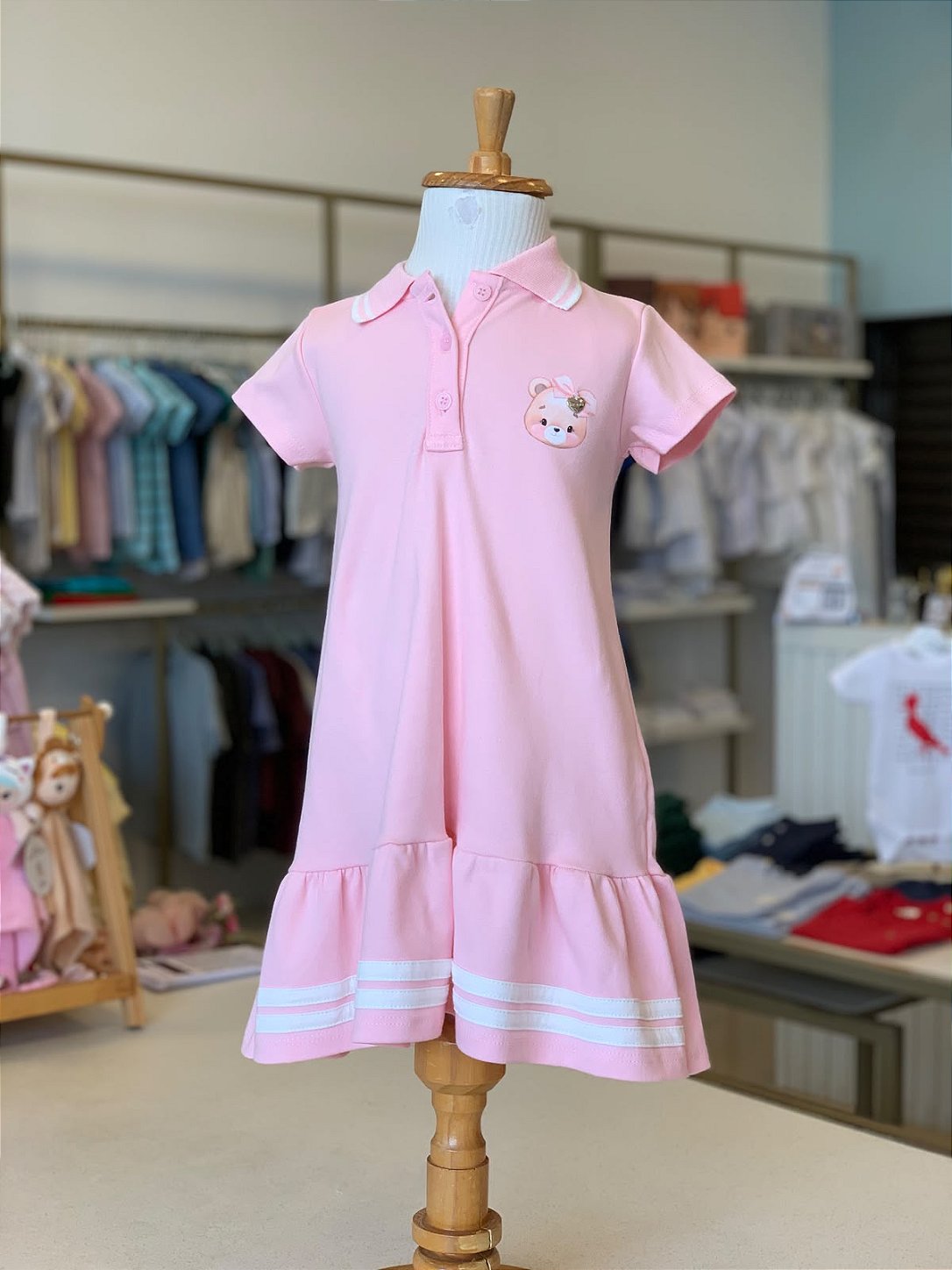 Vestido Polo MC Rosa Infanti