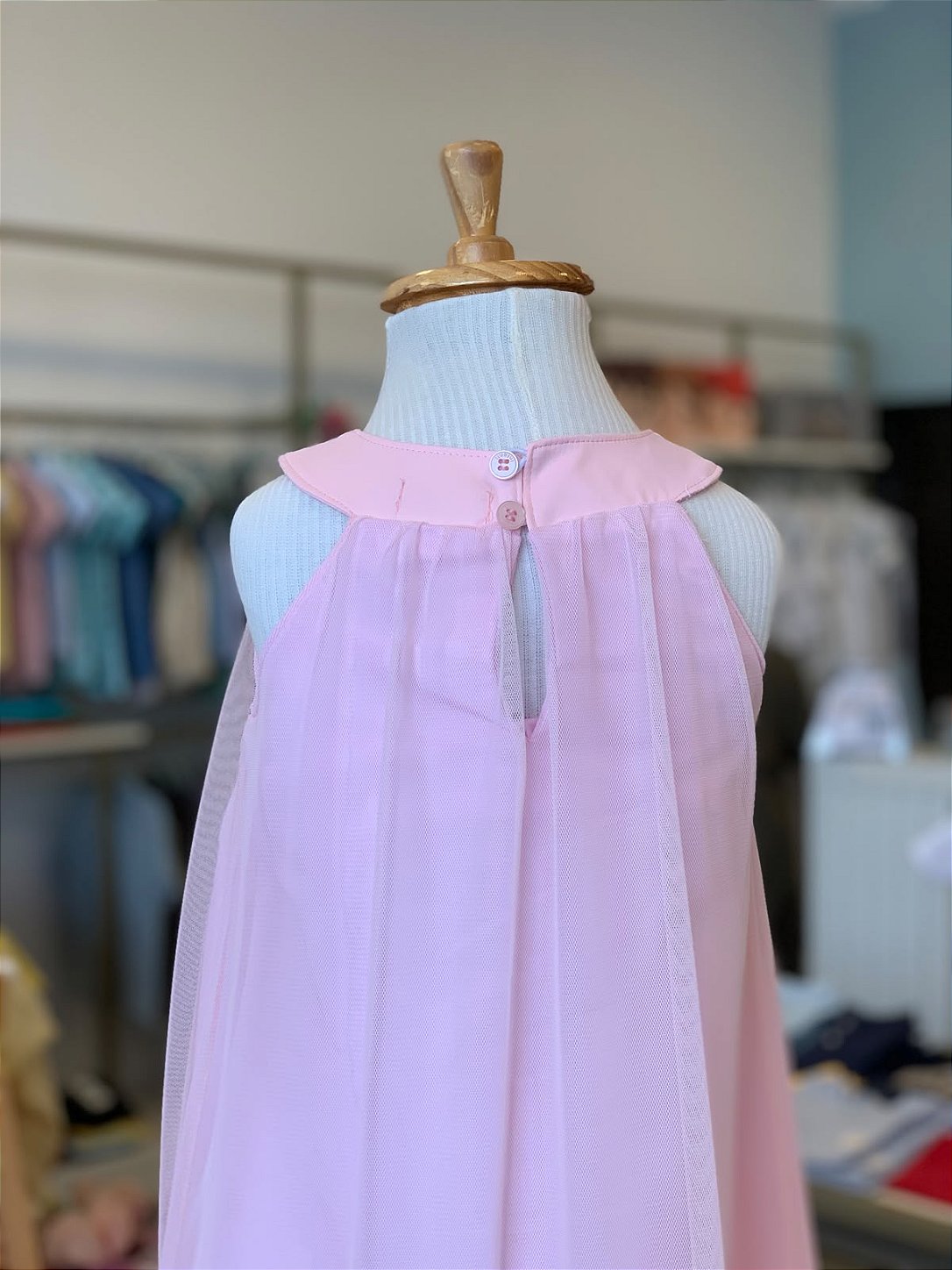 Vestido Alca Rosa Claro Infanti