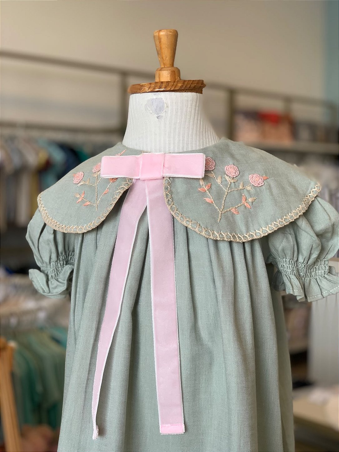 Vestido Teresa Classic MC (Verde Cana)- BCP