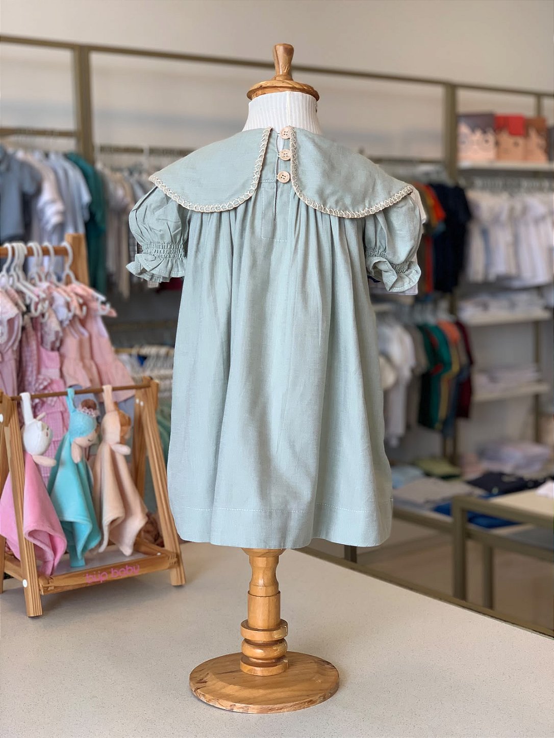 Vestido Teresa Classic MC (Verde Cana)- BCP