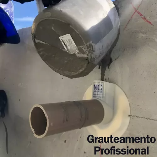 Flanges Para Grauteamento Horizontal De Tubos De 75mm - Membrana