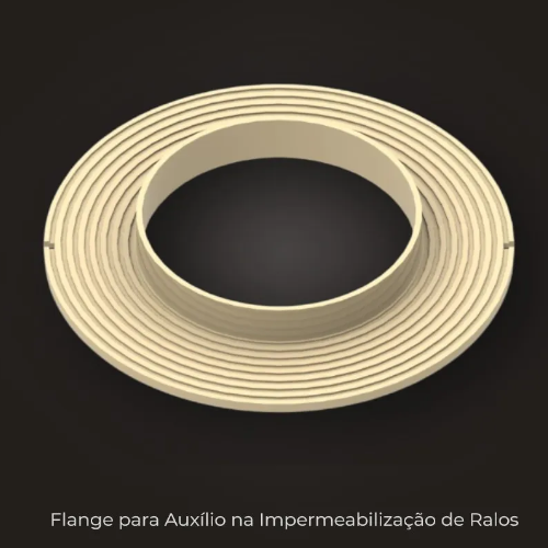 Flange Para Impermeabilização De Ralo Para Tubulação 100mm