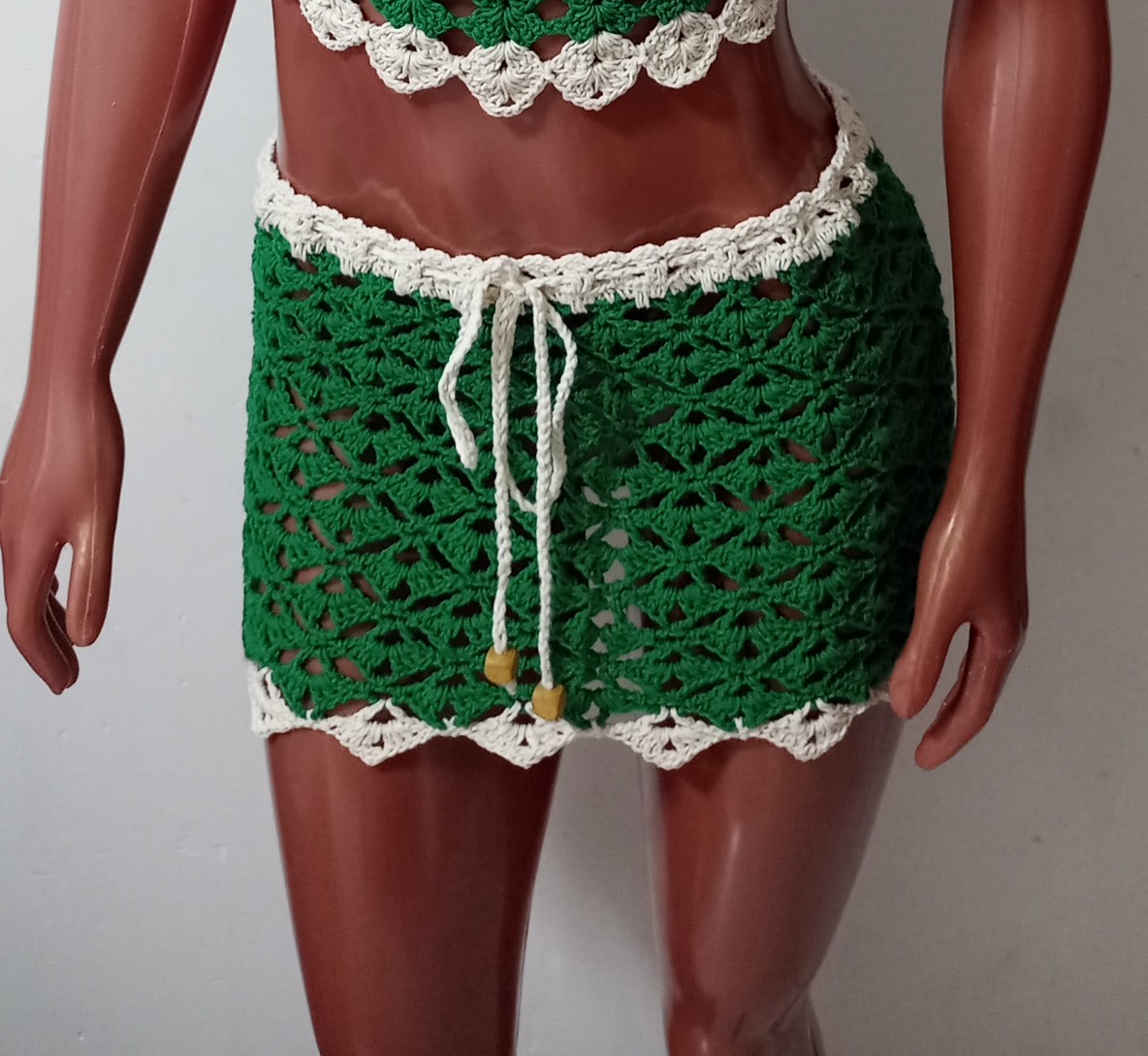 Saia Saída de Praia Verde com Cru M