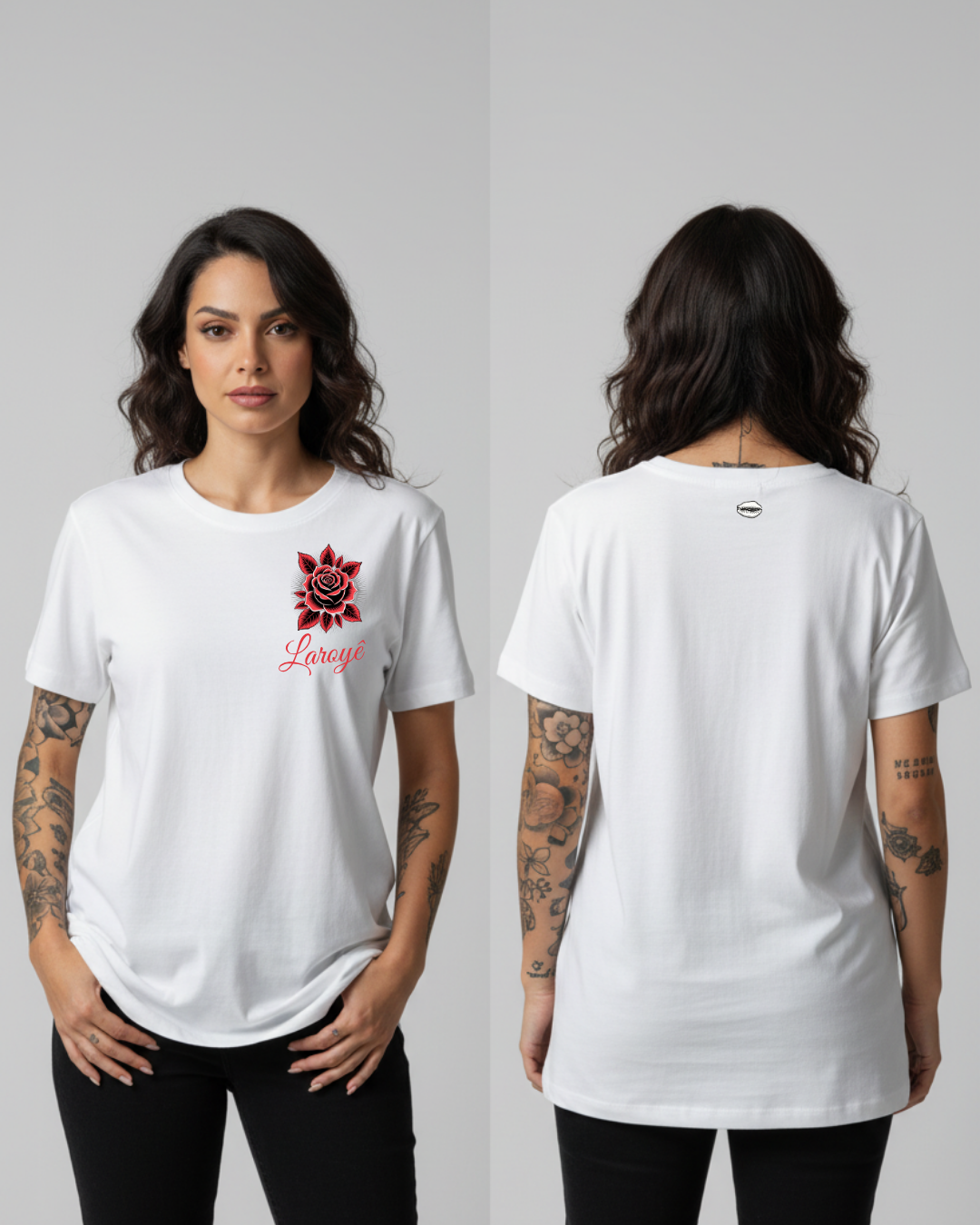 Camiseta Flor Laroyê