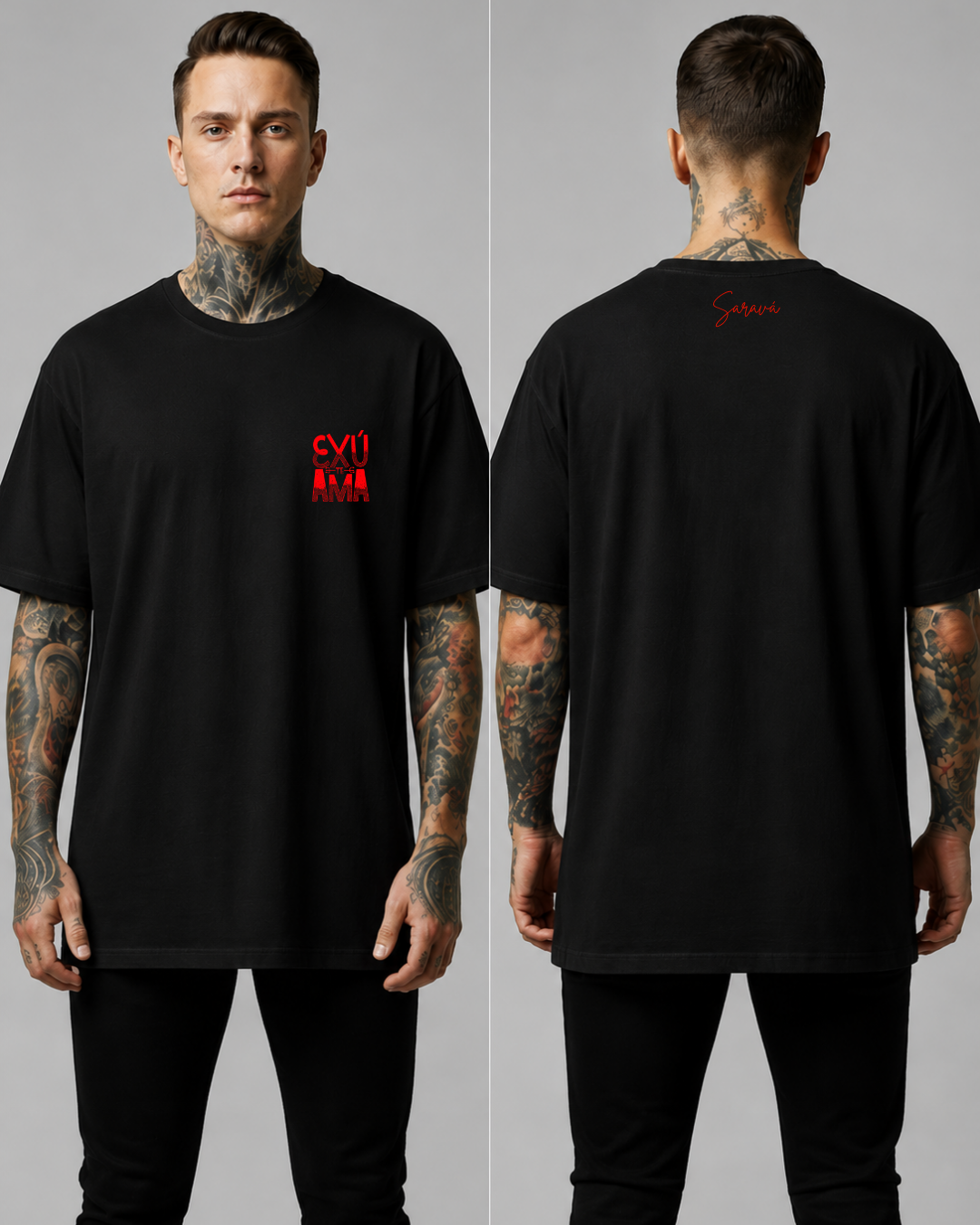 Camiseta Exu te ama Preta