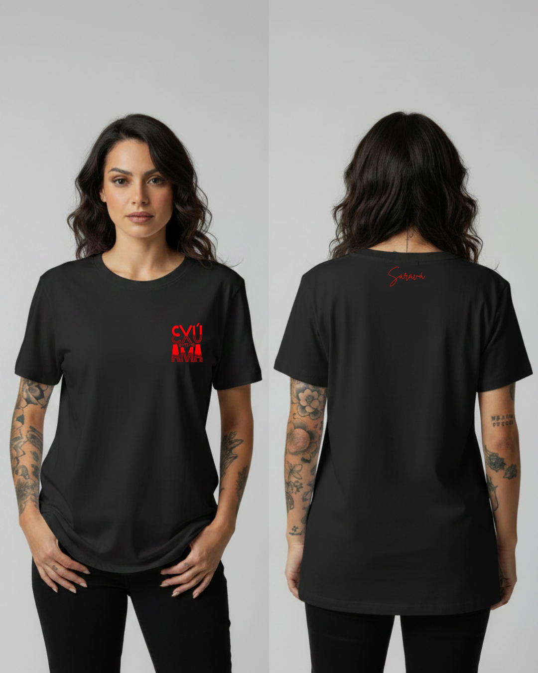 Camiseta Exu te ama Preta