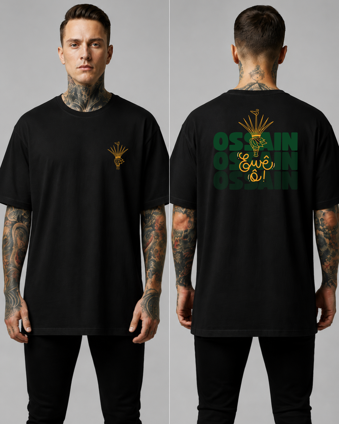 Camiseta Ossain Preta