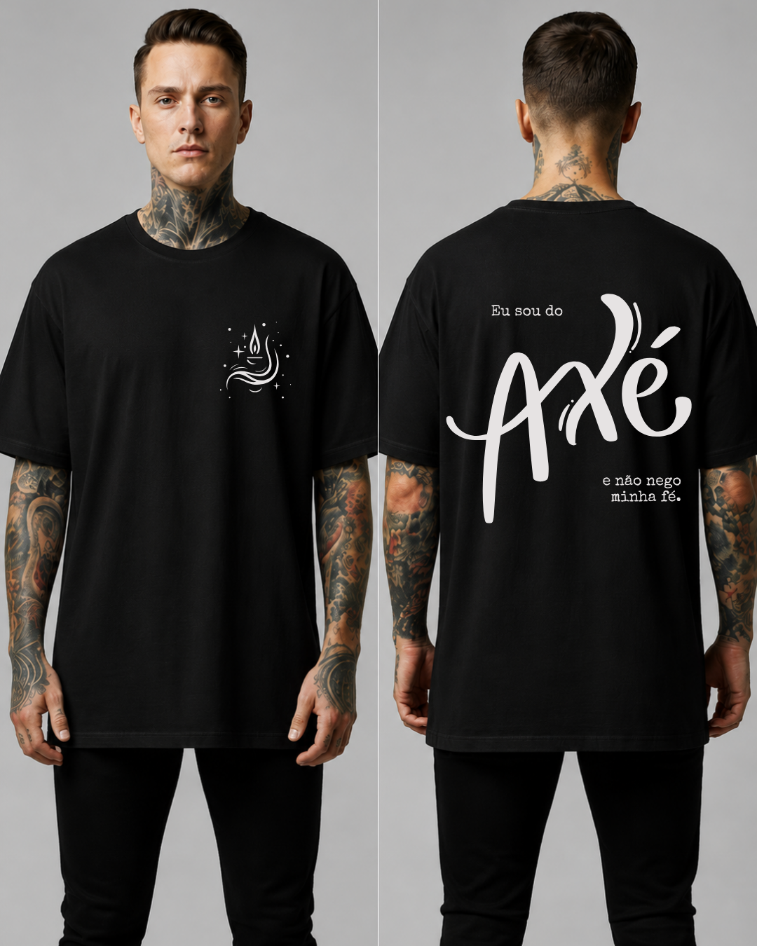 Camiseta Sou do Axé e não Nego minha Fé