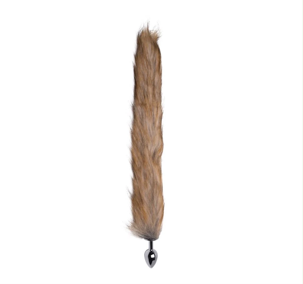 Plug Anal Rabo de Raposa Marrom