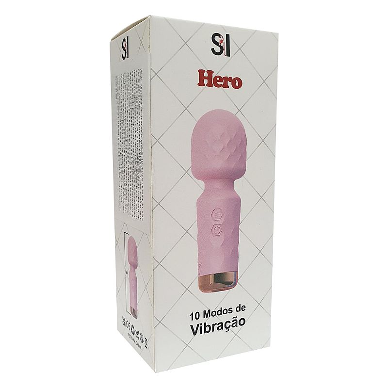 Mini Varinha Mágica Hero Vibrador Massageador Recarregável