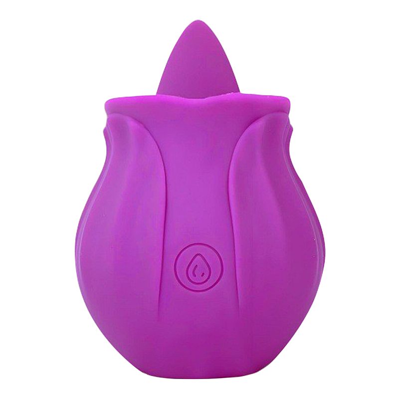 Vibrador e Estimulador Clitoriano Rosa com Língua Pulsante