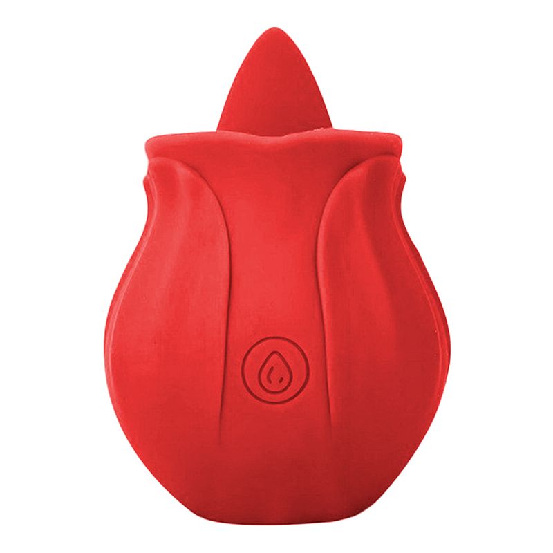 Vibrador e Estimulador Clitoriano Rosa com Língua Pulsante