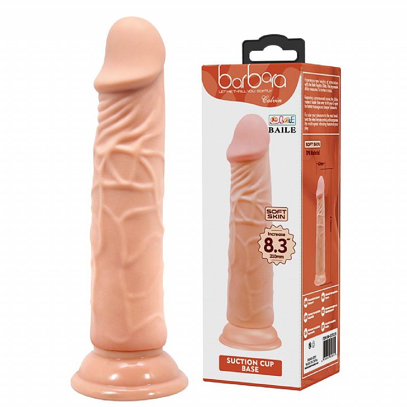 Prótese Realística com Ventosa Barbara Calvin Baile 21cm