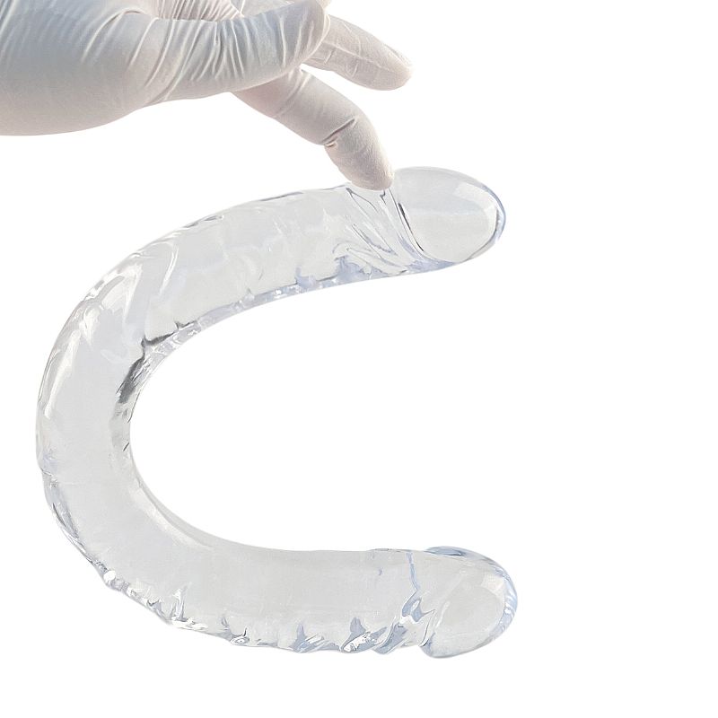 Dildo Duplo Realístico Flexível Ponta Dupla 33,5cm