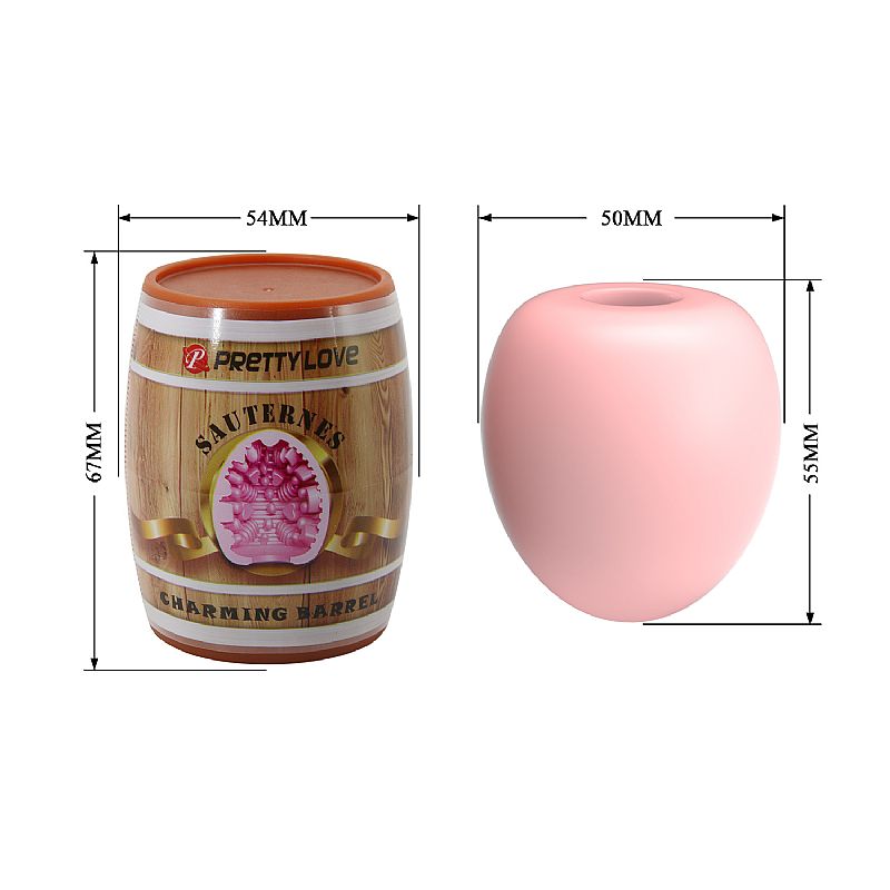 Masturbador Masculino Discreto Formato de Barril Sauternes Pretty Love